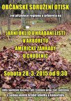 Jarní hrabání v Americké zahradě